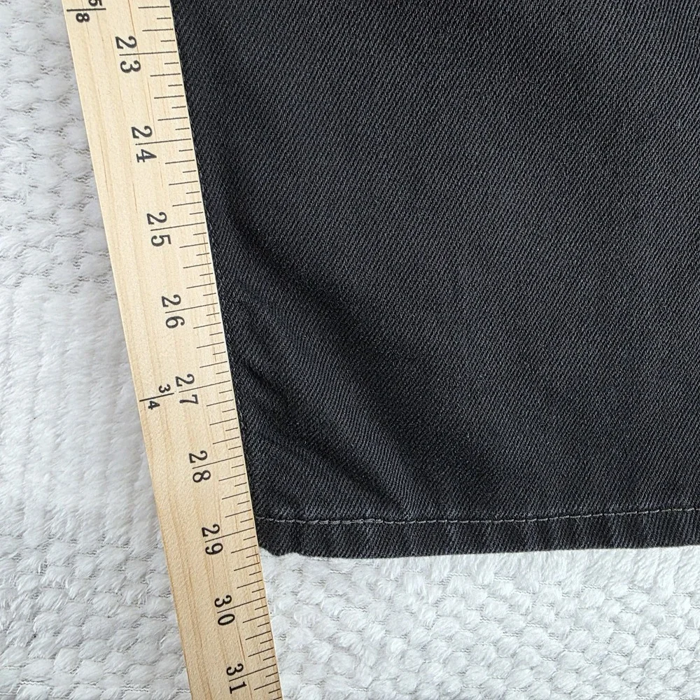Vintage Levis 505 Jeans Mens 46x29 Black Straight Leg Denim Y2K EUC